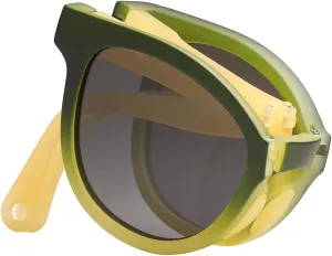 HJSTES Kids Polarized Sunglasses for Girls Boys Folding Sunglasses Square Foldable Frame UV400