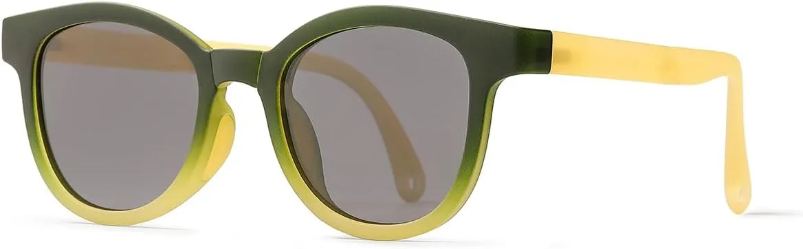 HJSTES Kids Polarized Sunglasses for Girls Boys Folding Sunglasses Square Foldable Frame UV400