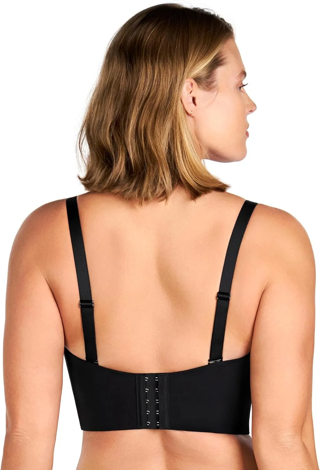 HSIA Longline Strapless Bra for Women, Anti-Slip Support Corset for Large Bust Convertible Bustier Bandeau for Big Breasts