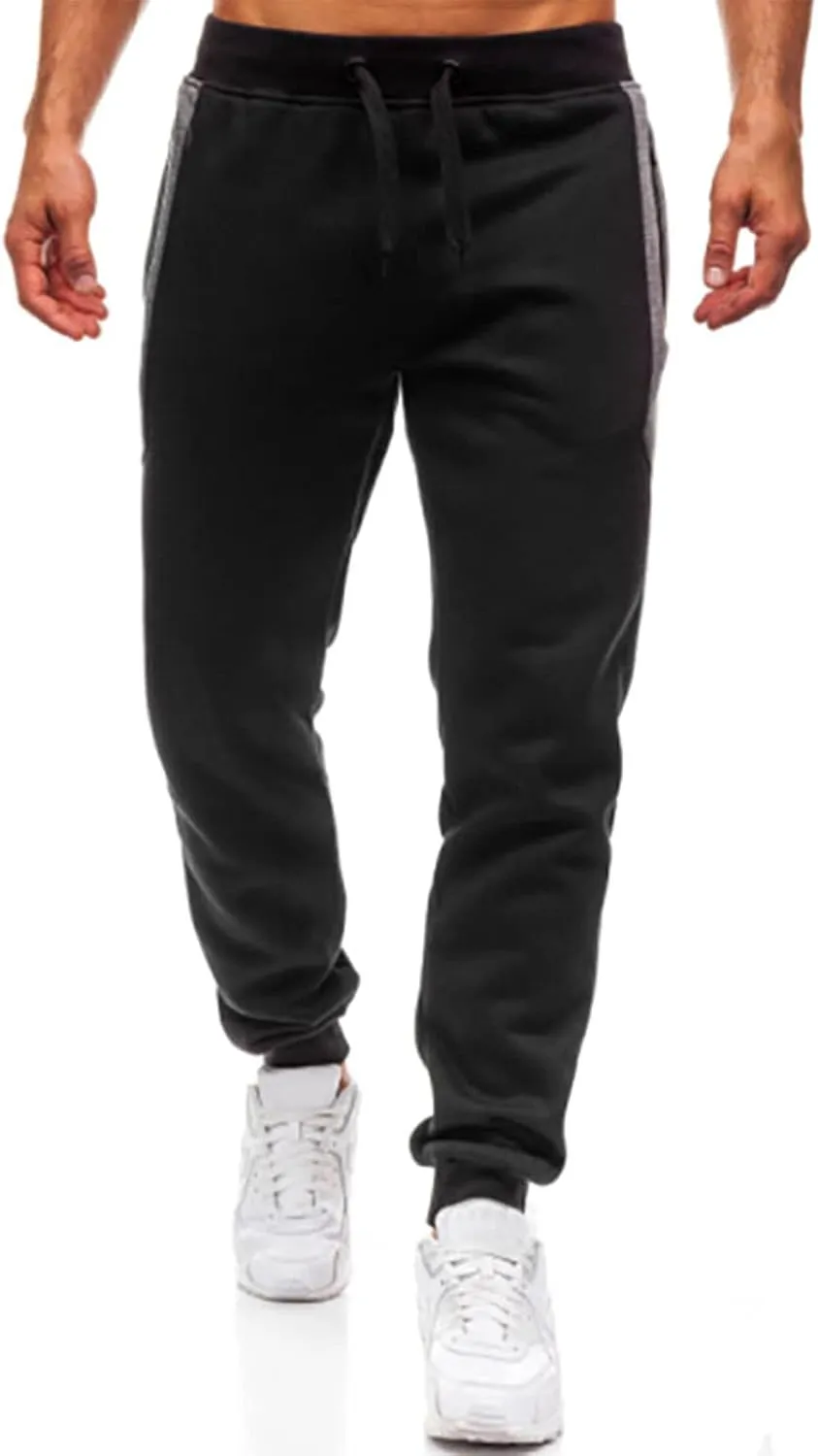 Joggers for Men Big and Tall, Men's Workout Slim Gym Joggers Pants,Sport Training Tapered Sweatpants,Casual Athletics Joggers