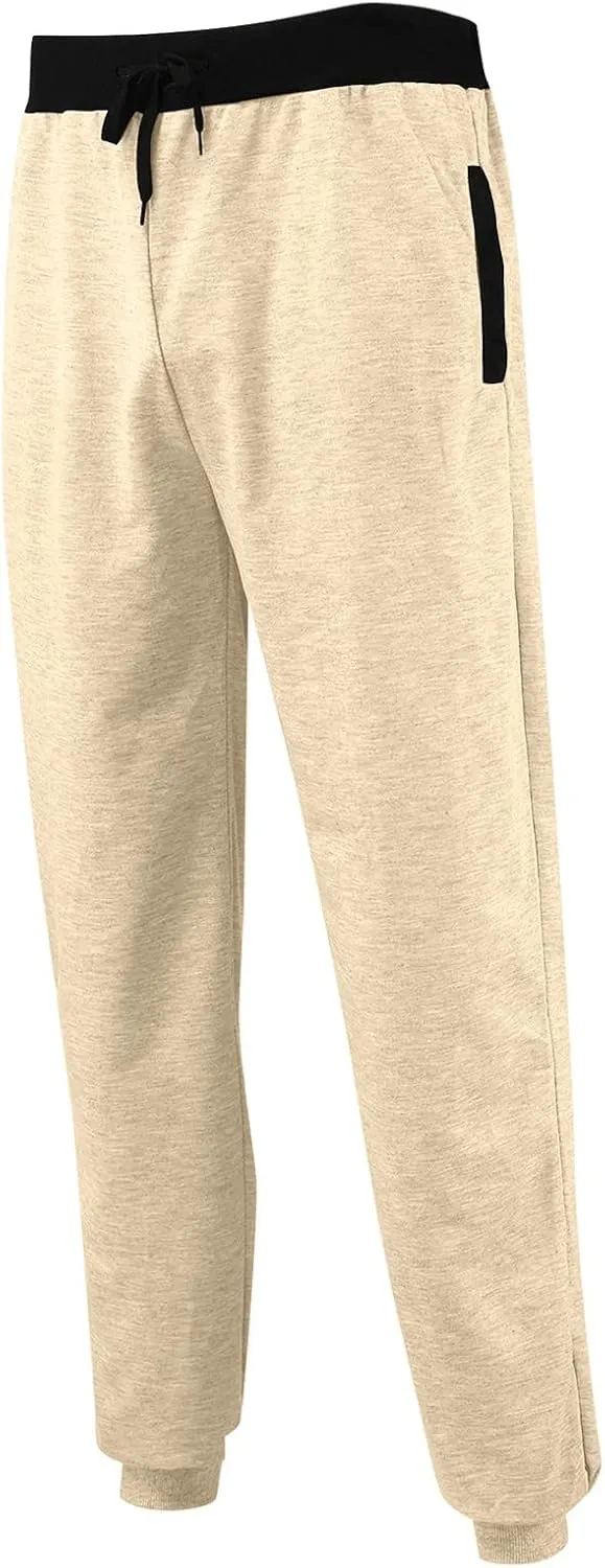 Joggers for Men Big and Tall, Men's Workout Slim Gym Joggers Pants,Sport Training Tapered Sweatpants,Casual Athletics Joggers