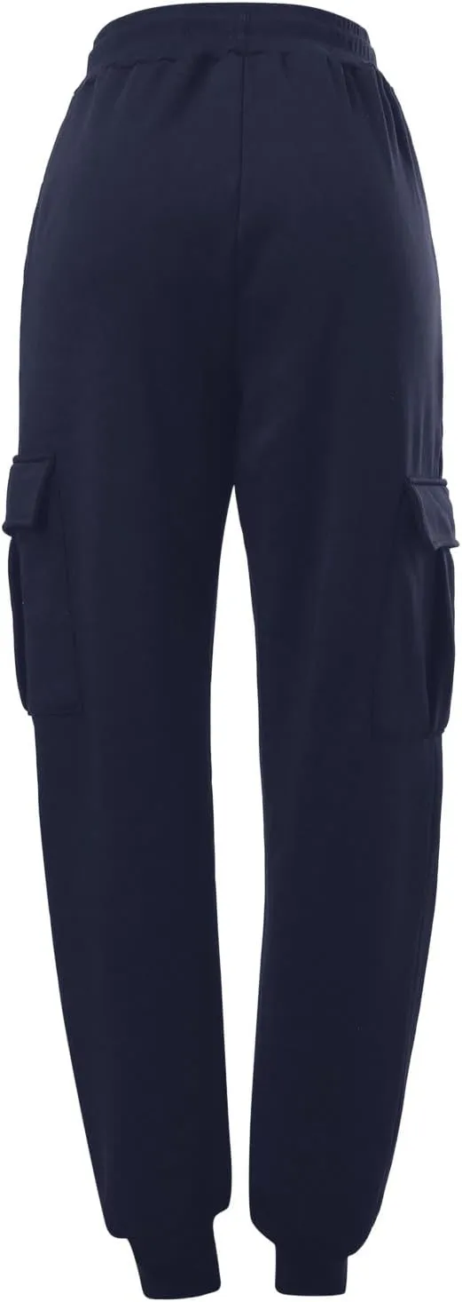 Joggers for Men Fleece Casual Drawstring Baggy Sport Athletic Gym Workout Sweatpants Cargo Sweatpants with Pockets