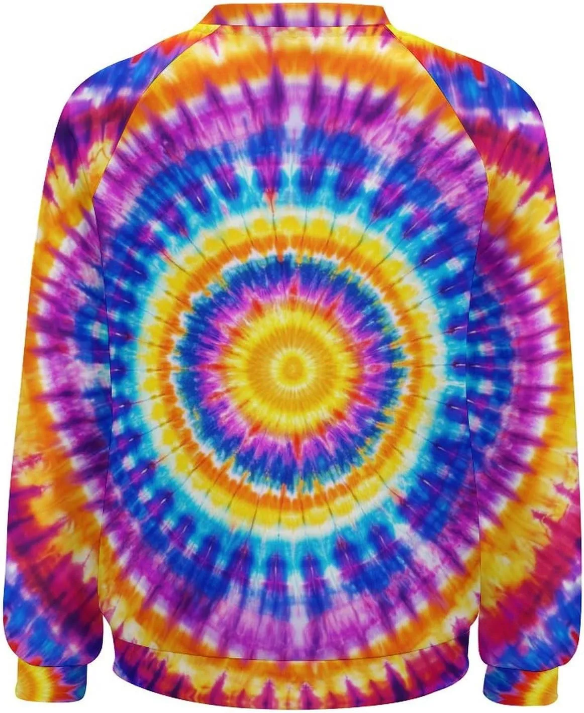 JooMeryer Tie Dye Sweatshirt for Women Long Sleeve Lightweight Oversize Pullover Sweatshirts
