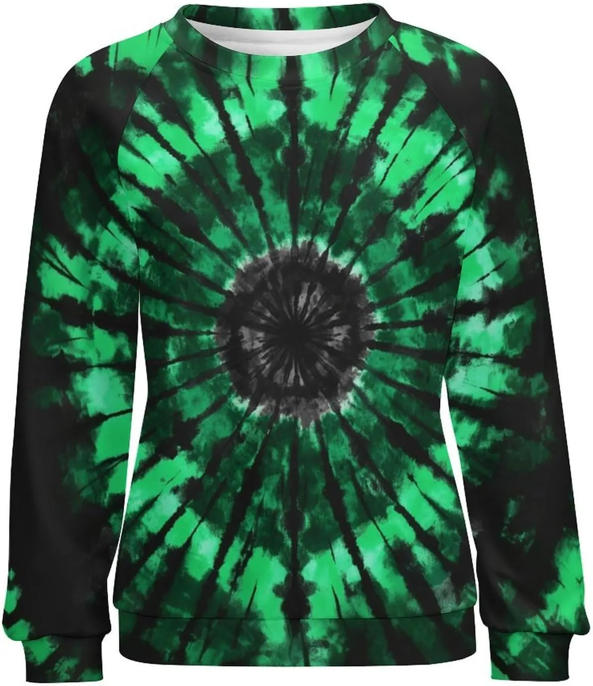 JooMeryer Tie Dye Sweatshirt for Women Long Sleeve Lightweight Oversize Pullover Sweatshirts