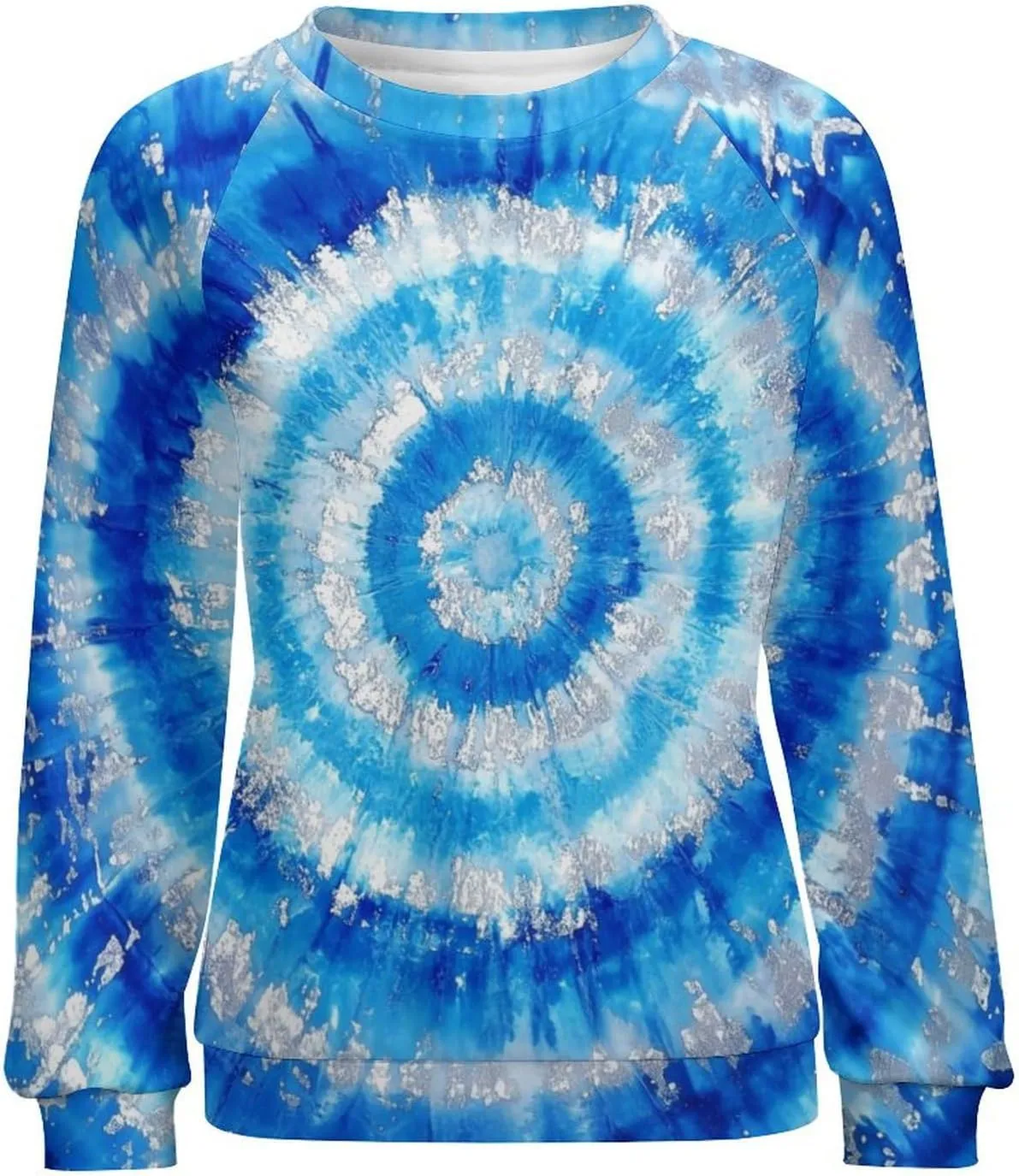 JooMeryer Tie Dye Sweatshirt for Women Long Sleeve Lightweight Oversize Pullover Sweatshirts