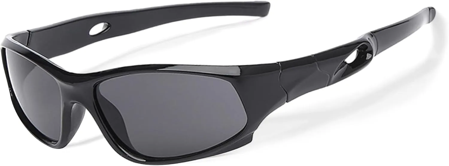 Kids Sunglasses Sports Polarized Sunglasses UV Protection Sunglasses Youth Baseball Shade Sunglasses Unbreakable