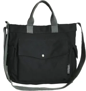 KlaOYer Canvas Messenger Bag Large Hobo Bag Crossbody Shoulder Bag Tote Bag with Pocket for Women and Men