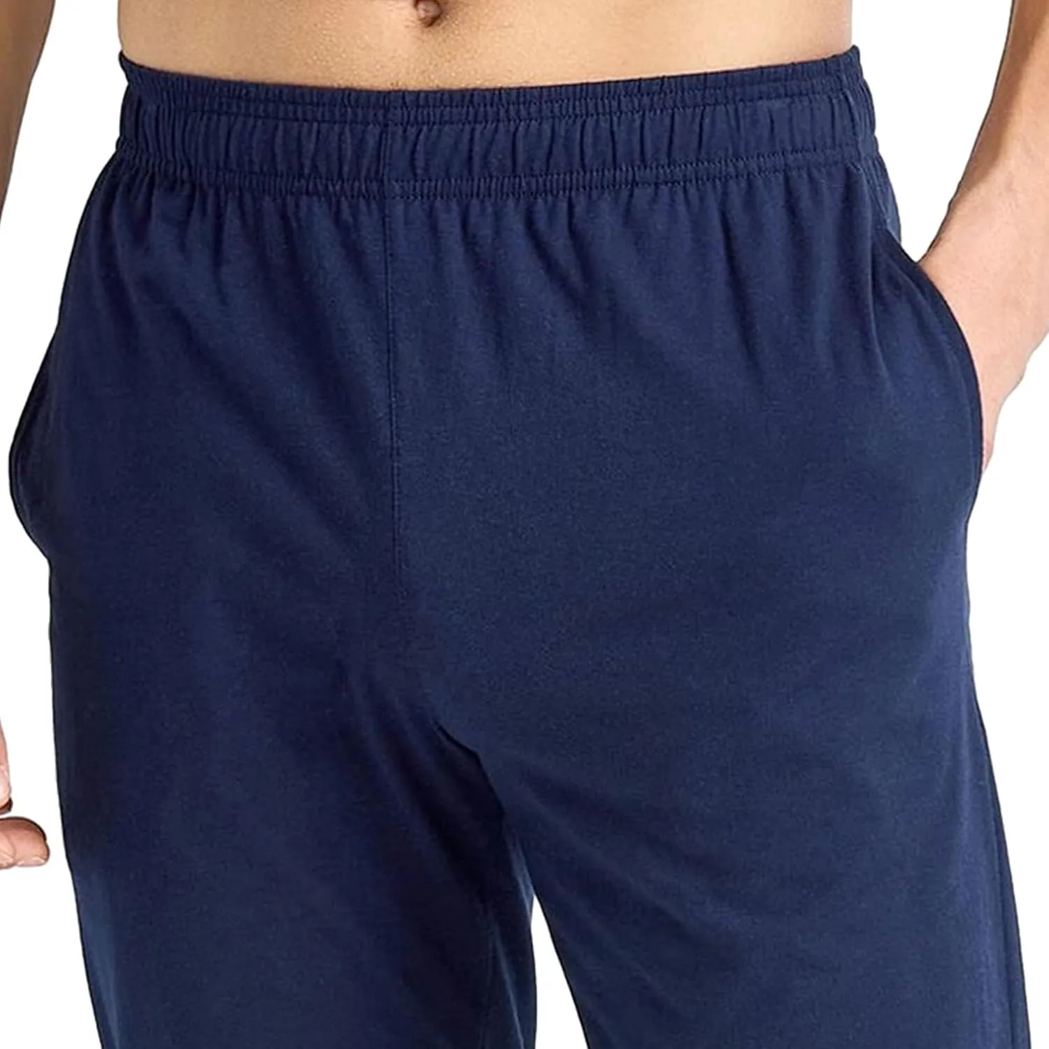Knit Casual Pants for Men Lightweight Lounge Workout Trousers Classic Comfort Cotton Outdoor Joggers