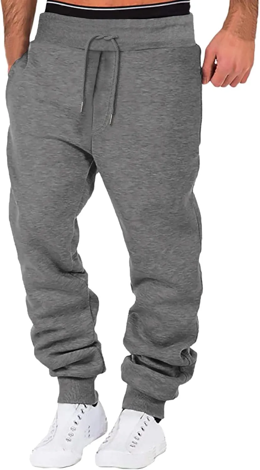 LCMTWX Mens Sweatpants Pants Casual Jogging Sports Elastic with Pockets Men's Men's Pants Joggers Pants Man Tall Sweatpants