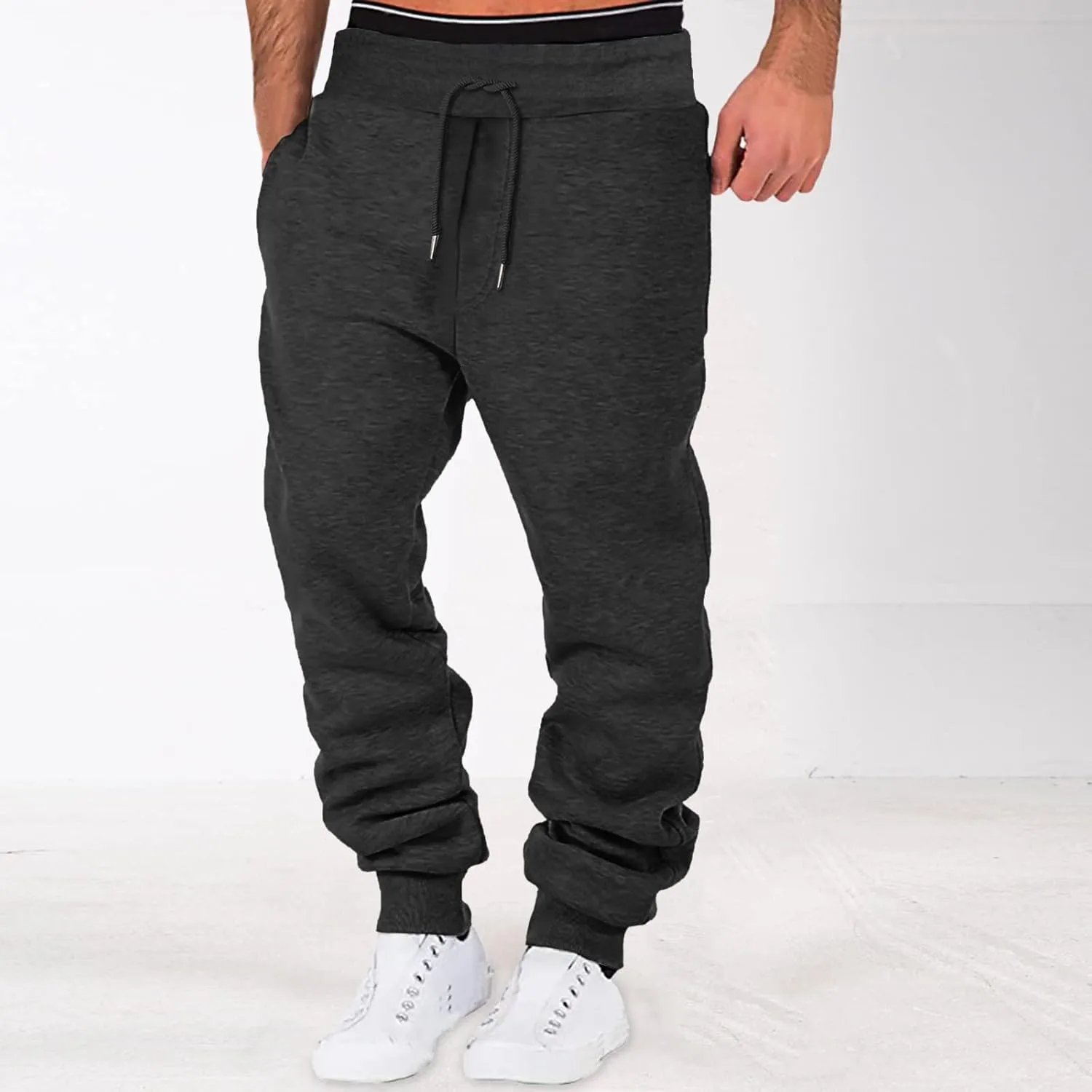 LCMTWX Mens Sweatpants Pants Casual Jogging Sports Elastic with Pockets Men's Men's Pants Joggers Pants Man Tall Sweatpants