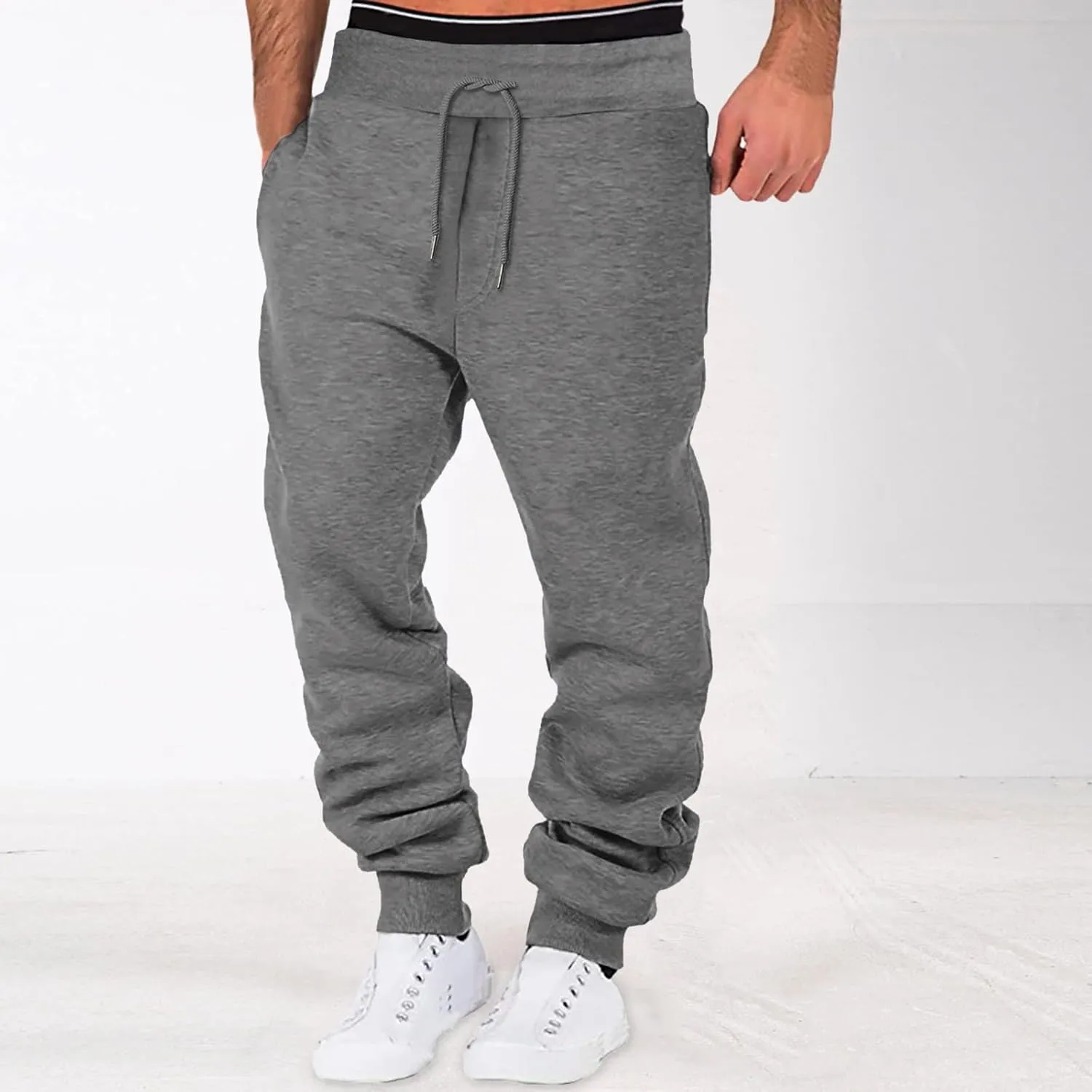 LCMTWX Mens Sweatpants Pants Casual Jogging Sports Elastic with Pockets Men's Men's Pants Joggers Pants Man Tall Sweatpants