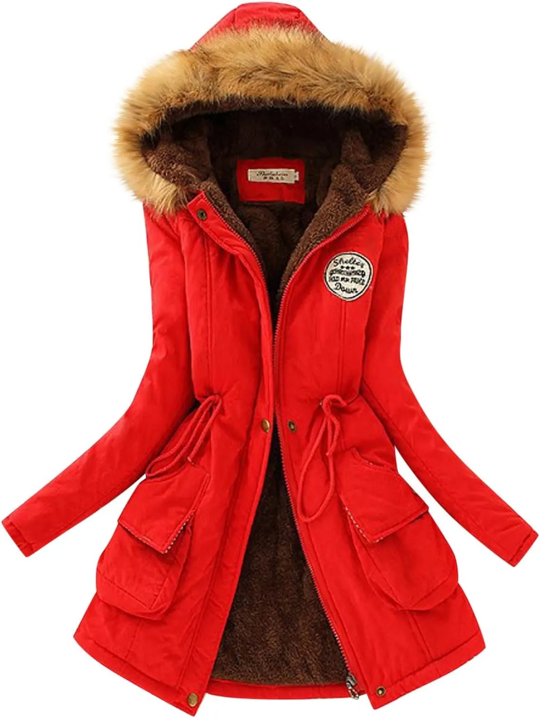 Long Over Coat for Ladies Faux Fur Lined Winter Coat Fur Lined Black Coat Long Peacoat Cream Short Puffer Jacket Cool Winter Jackets Womens Long Puffer Down Jacket Checked Winter Coat Long Beige Coat