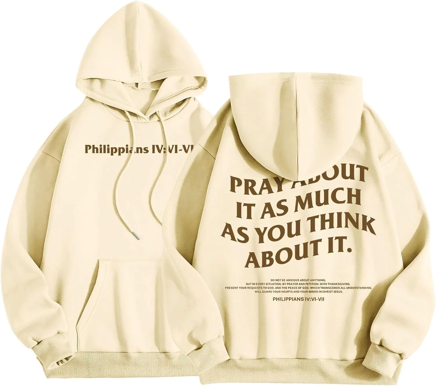 Love Never Falls Christian Oversize Hoodies for Women Drop Shoulder Long Sleeve Pullover Top with Pockets Fall Fleece Graphic