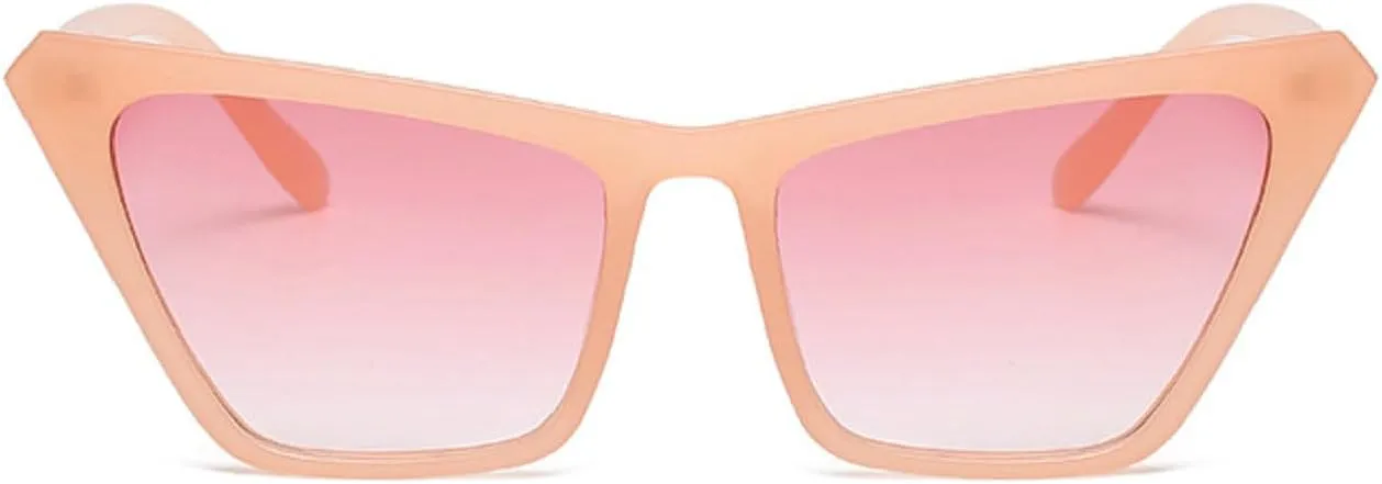 Melrose Sexy Cat Eye Sunglasses for Women Vintage Retro Cateye Frame Trendy Sun Glasses 13041