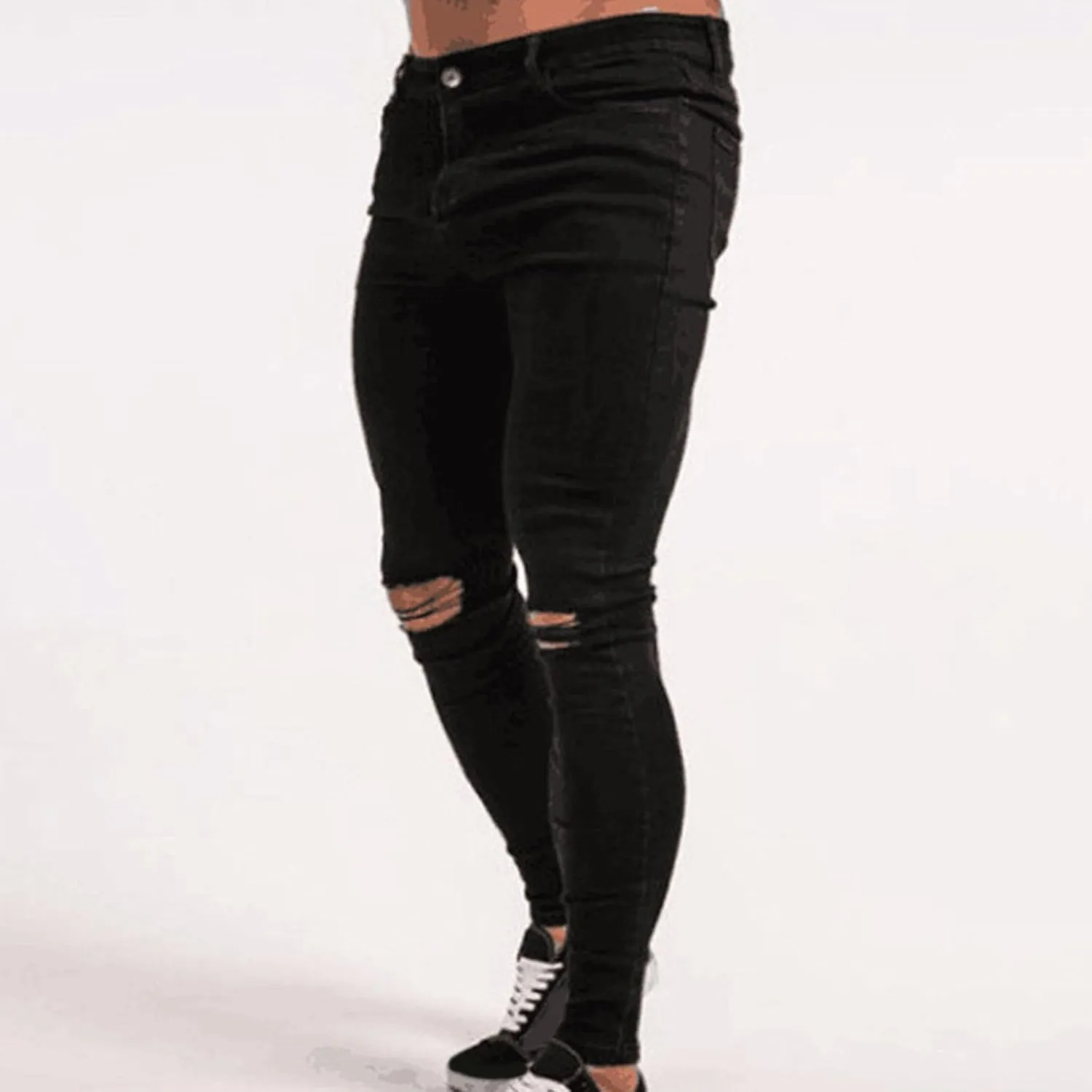 Men Slim Zipper Denim Jeans Mens Relaxed Fit Jeans for Men Jeans for Men Regular Relaxed Fit Jeans for Men Jeans