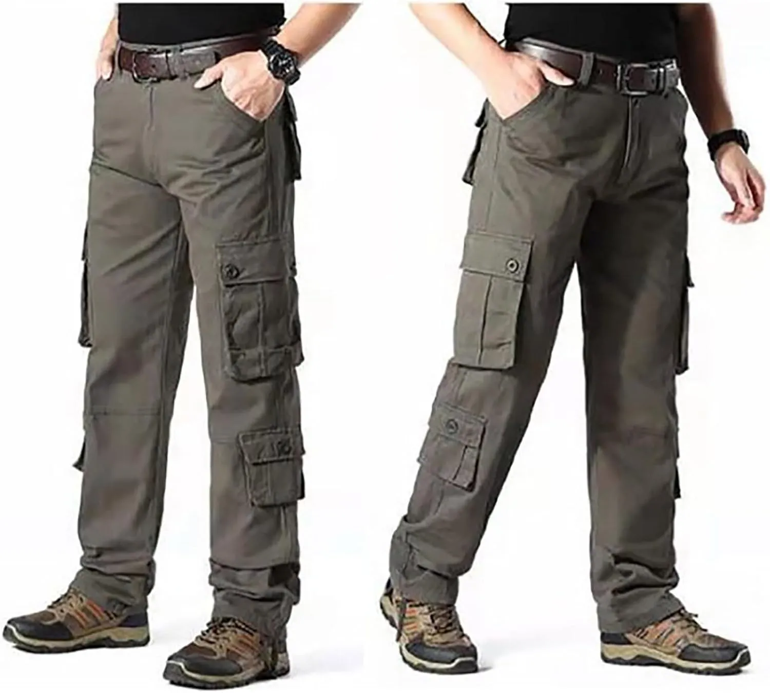 Men's Athletic Joggers Casual Gym Sweatpants Relaxed Fit Workout Running Track Pants with Pockets Mens Cargo Pants