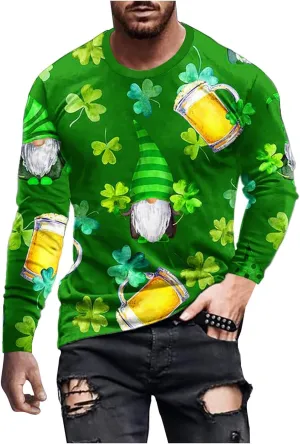 Men's Autumn And Winter Tops Halloween Themed And Thick Long Sleeved Sweater Cool Sweatshirts Halloween Long Sleeve