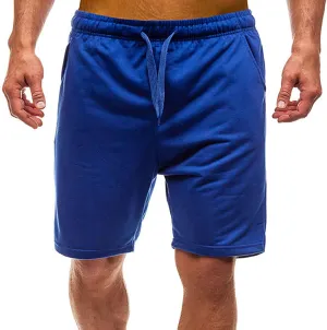 Mens Baggy Cargo Pants, Elastic Waist Drawstring Casual Classic Summer Shorts Pockets Loose Beach Shorts Plus Size