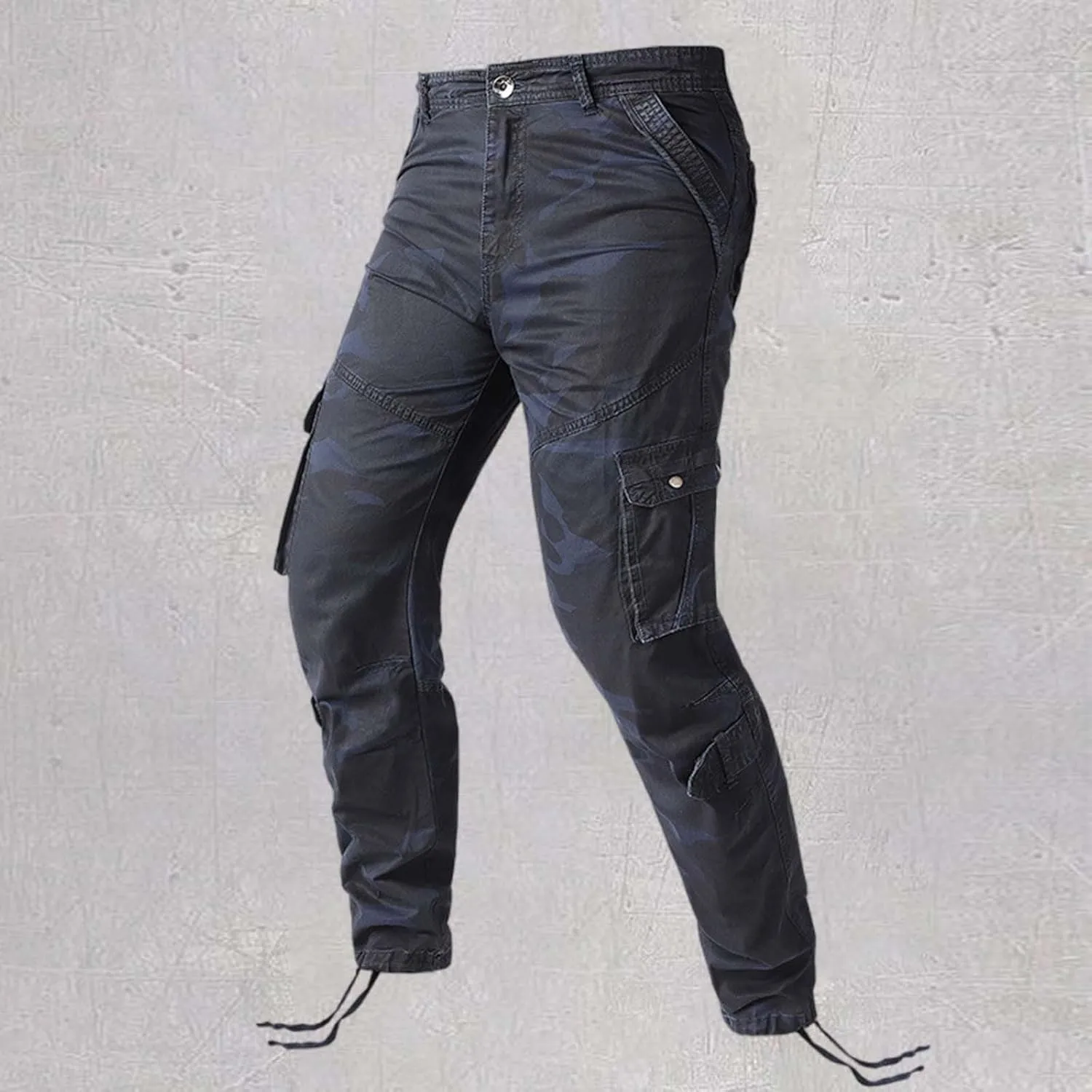 Mens Camo Work Pants Military Army Combat Cargo Pants with Multi Pockets Lightweight Classic Tactical Pants Trousers