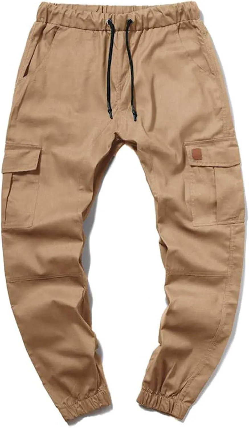 Mens Cargo Joggers Pants White Jeans Men Relaxed Fit Sweatpants Dress Pants Stacked Sweatpants Men Long Jogger