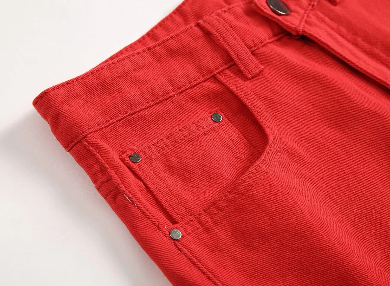 Men's Distressed Stretch Ripped Jeans Vintage Zipper Holes Hip Denim Pants Straight Skinny Fit Jeans