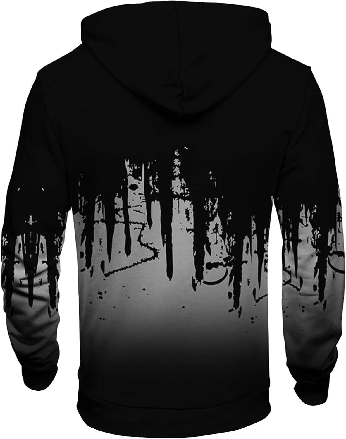 Mens Graphic Hoodies Oversized Lightweight Loose Tie Dye Printed Hooded Casual Fashion Sports Sweatshirt Fleece