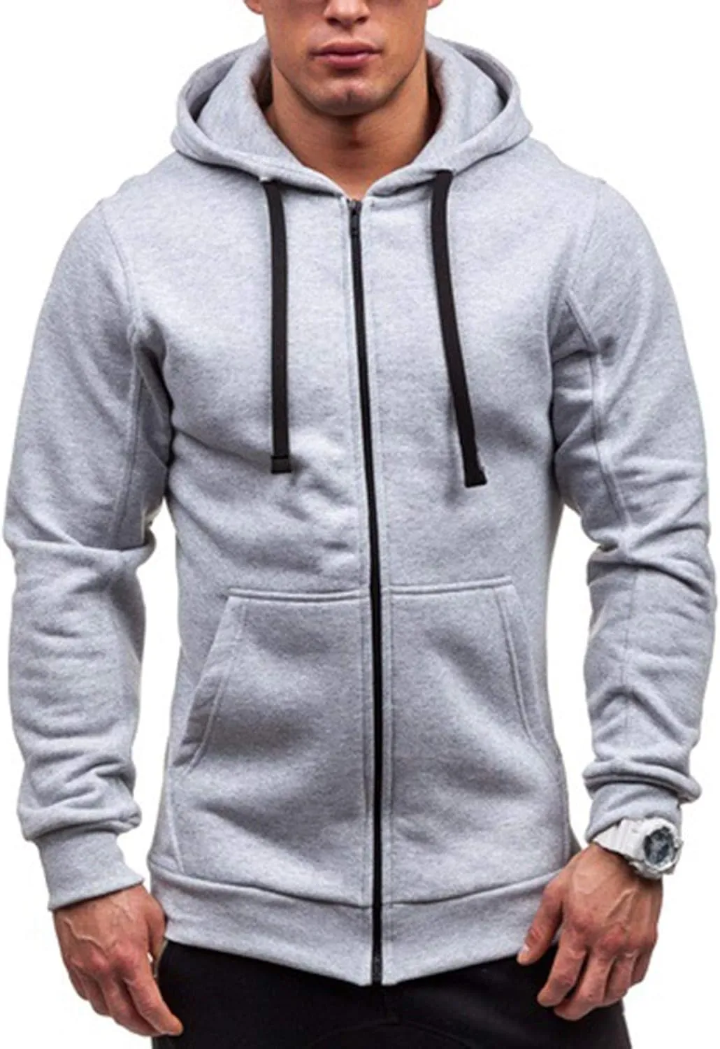 Men's Hoodie Comfortable Loose Solid Hooded Sweater Top Printed Sweatshirt Top Outdoor Men'S Fashion Hoodies And Sun