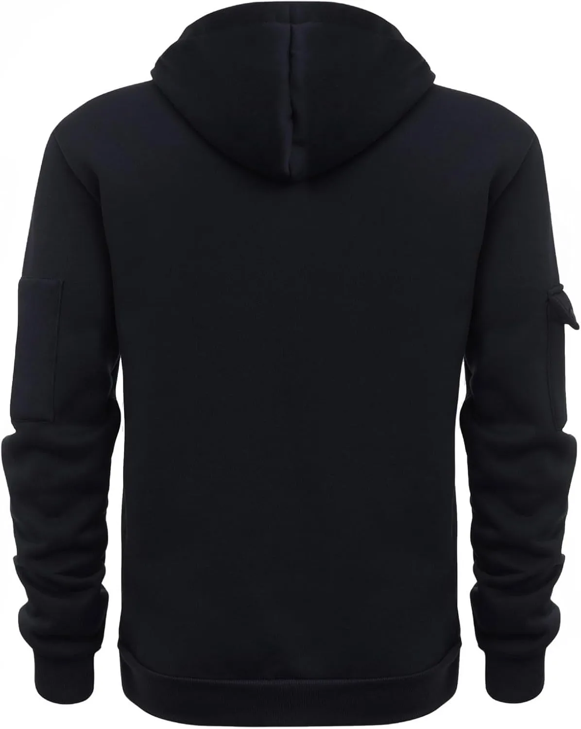 Men's Hoodies Quarter Zip Pullover Vintage Workout Running Active Hoodies with Pockets Military Tactical Sweatshirt