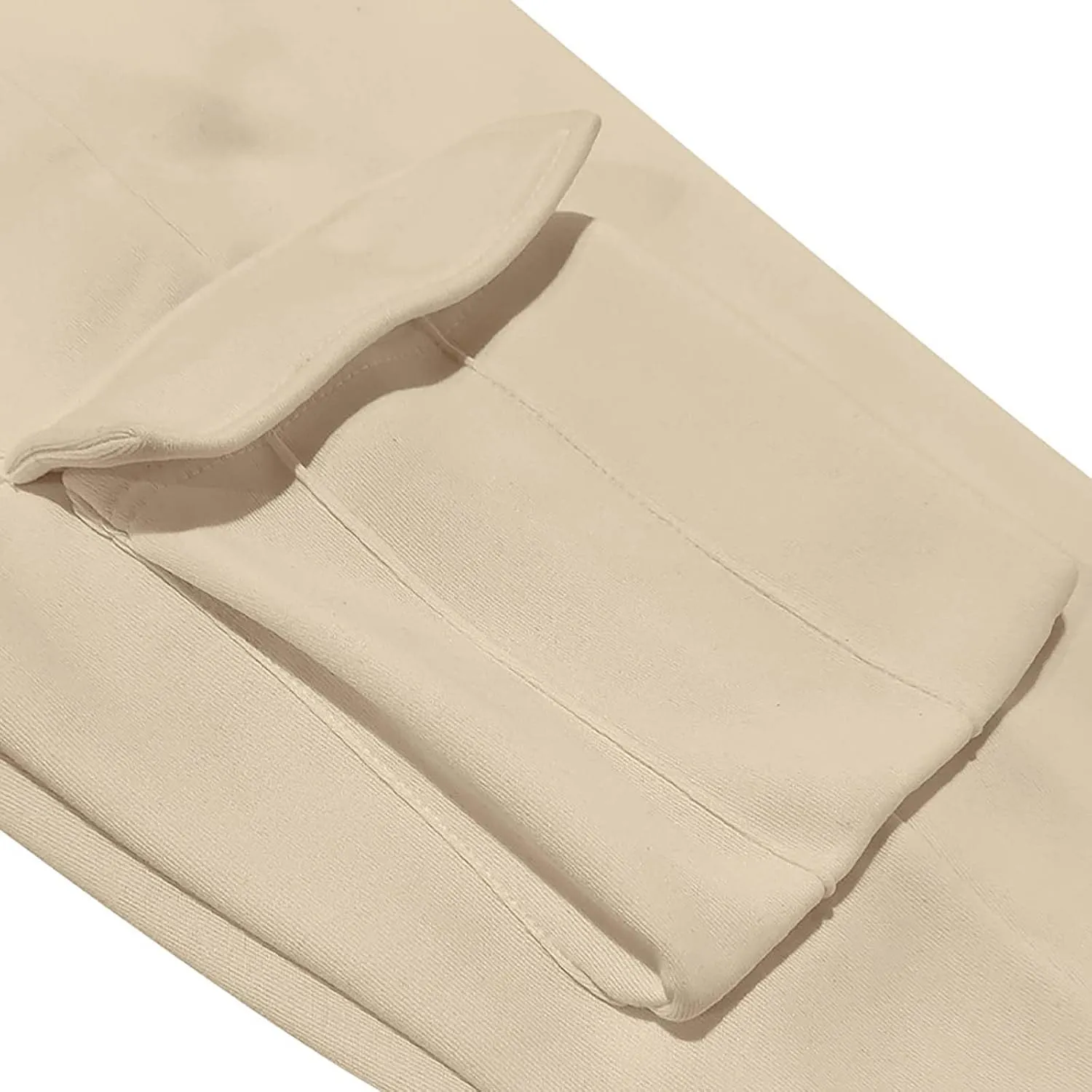 Mens Joggers with Pockets Drawstring Waist Heavyweight Sweatpants Baggy Winter Casual Fleece Lined Cargo Pants