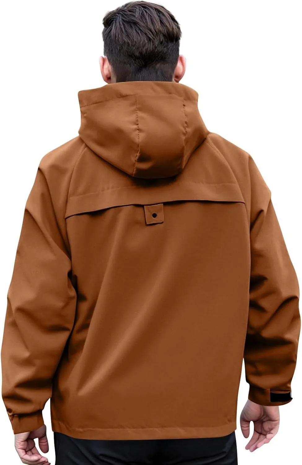 Mens Lightweight Waterproof Rain Jacket Windproof Raincoat Hooded jackets for Men Hiking Cycling Travel M-3XL