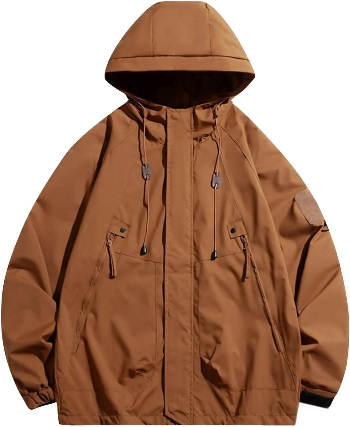 Mens Lightweight Waterproof Rain Jacket Windproof Raincoat Hooded jackets for Men Hiking Cycling Travel M-3XL