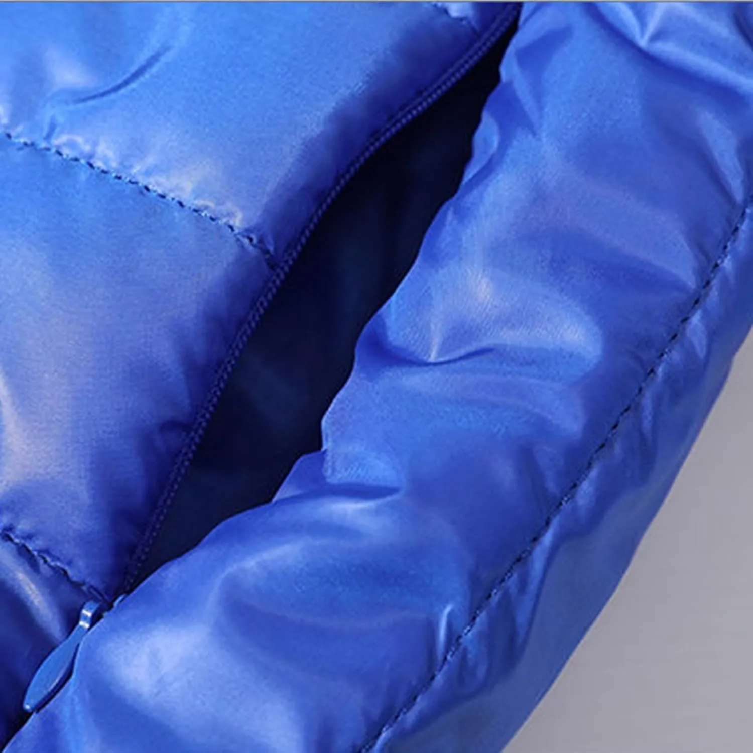 Men's Puffer Jacket Lightweight Packable Down Coat Zip up Quilted Hooded Jacket Warm Padded Jackets Thermal Winter Coat