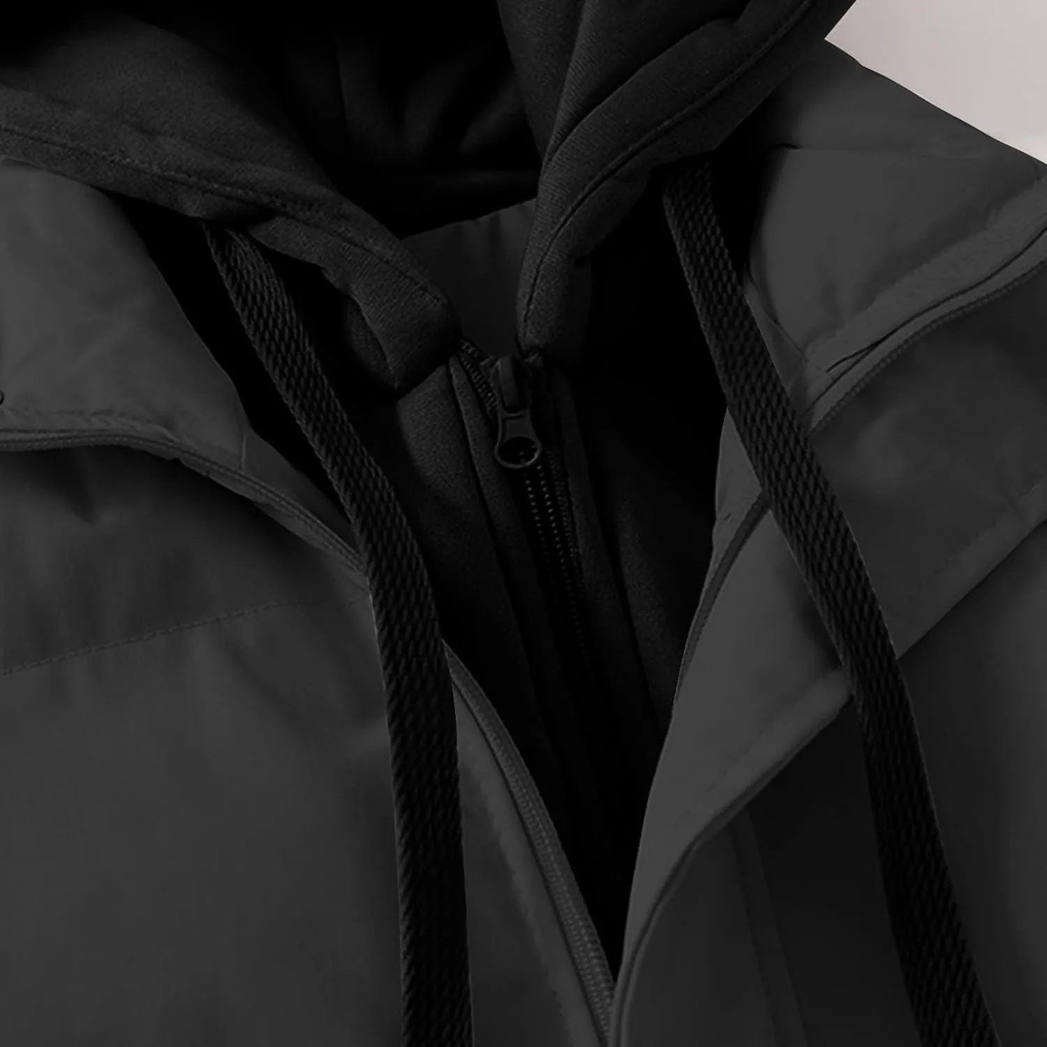 Mens Puffer Jacket with Hoodie Plus Size Down Coat Zip up Padded Coat Hooded Quilted Jacket Warm Winter Jackets