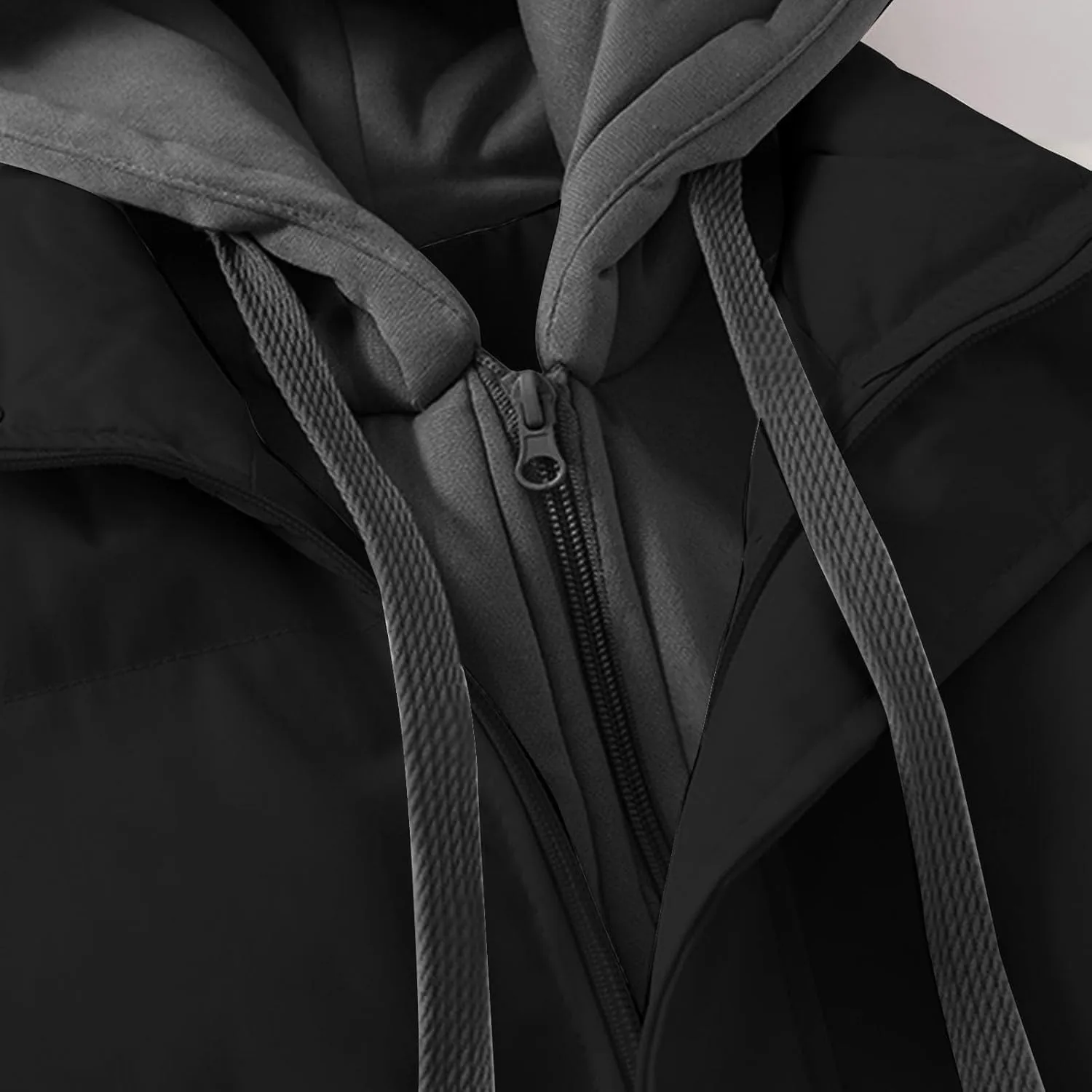 Mens Puffer Jacket with Hoodie Plus Size Down Coat Zip up Padded Coat Hooded Quilted Jacket Warm Winter Jackets