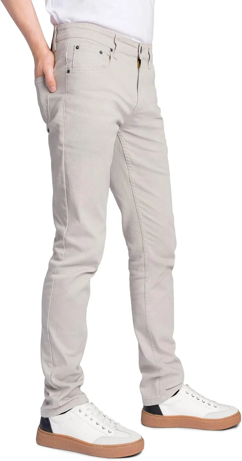 Men's Skinny Fit Color Stretch Jeans