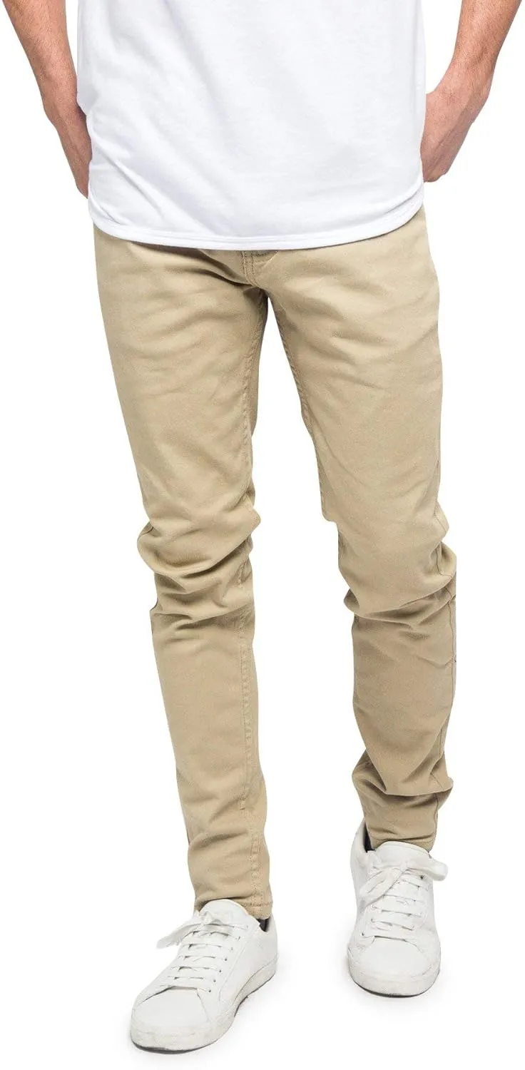Men's Skinny Fit Color Stretch Jeans