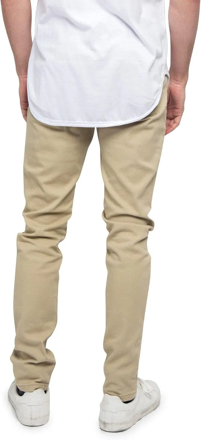 Men's Skinny Fit Color Stretch Jeans