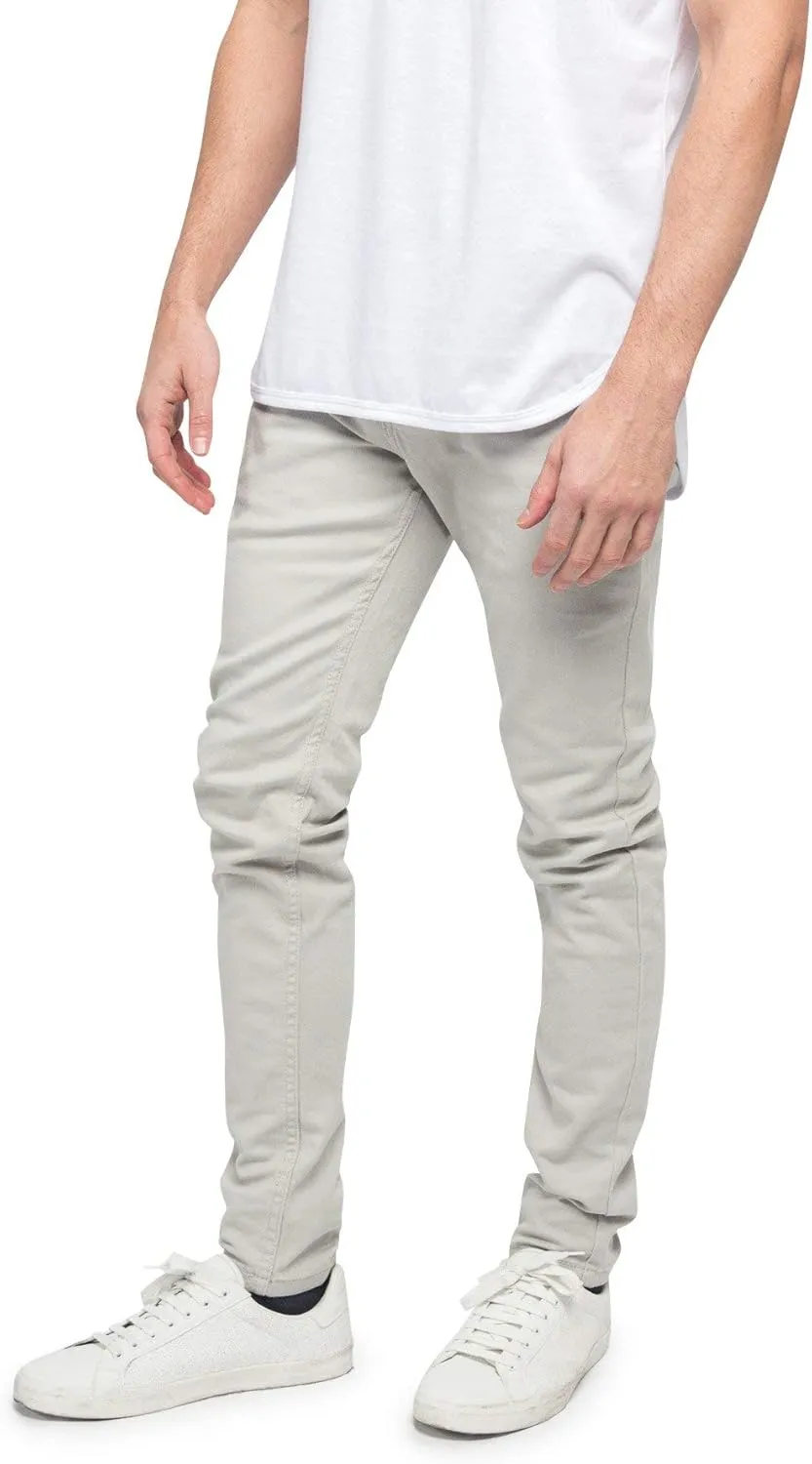 Men's Skinny Fit Color Stretch Jeans