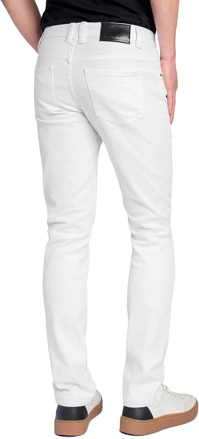 Men's Skinny Fit Color Stretch Jeans