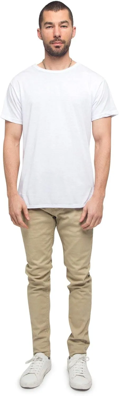 Men's Skinny Fit Color Stretch Jeans