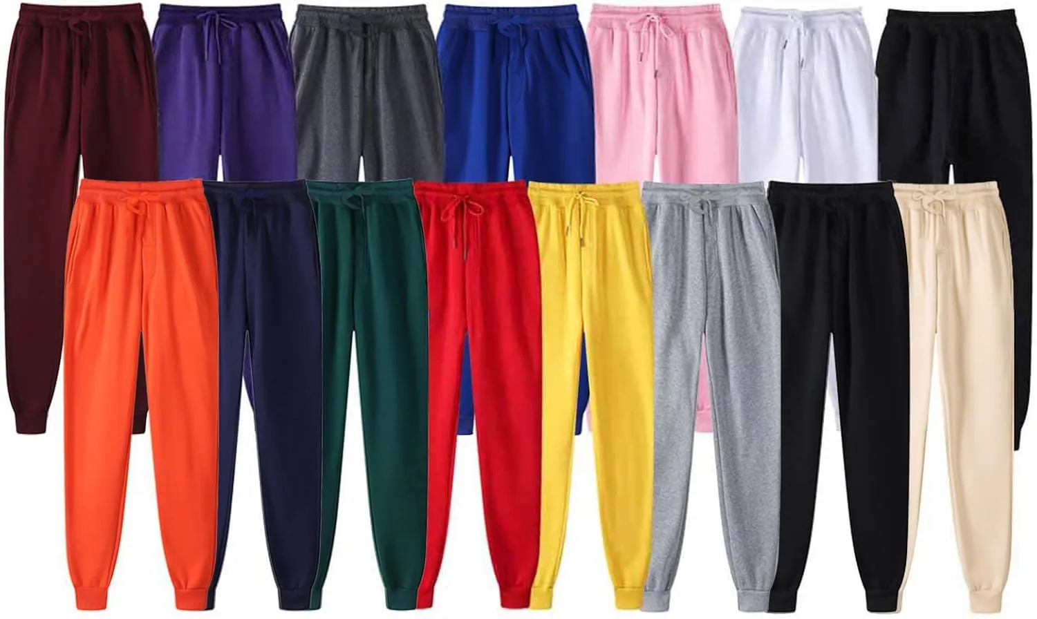 Mens Sweatpants Joggers Mens Lightweight Cargo Casual Sweatpants Elastic Waist Drawstring Sport Pants with Pockets 2024