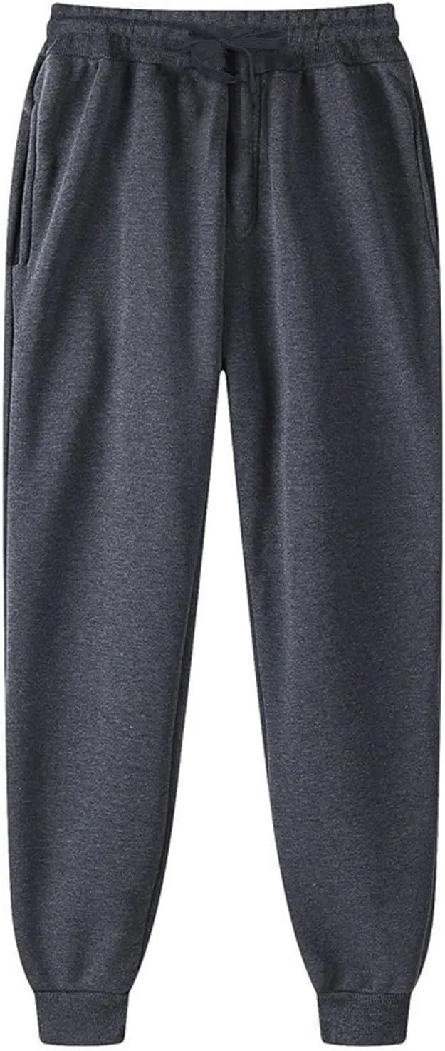 Mens Sweatpants Joggers Mens Lightweight Cargo Casual Sweatpants Elastic Waist Drawstring Sport Pants with Pockets 2024