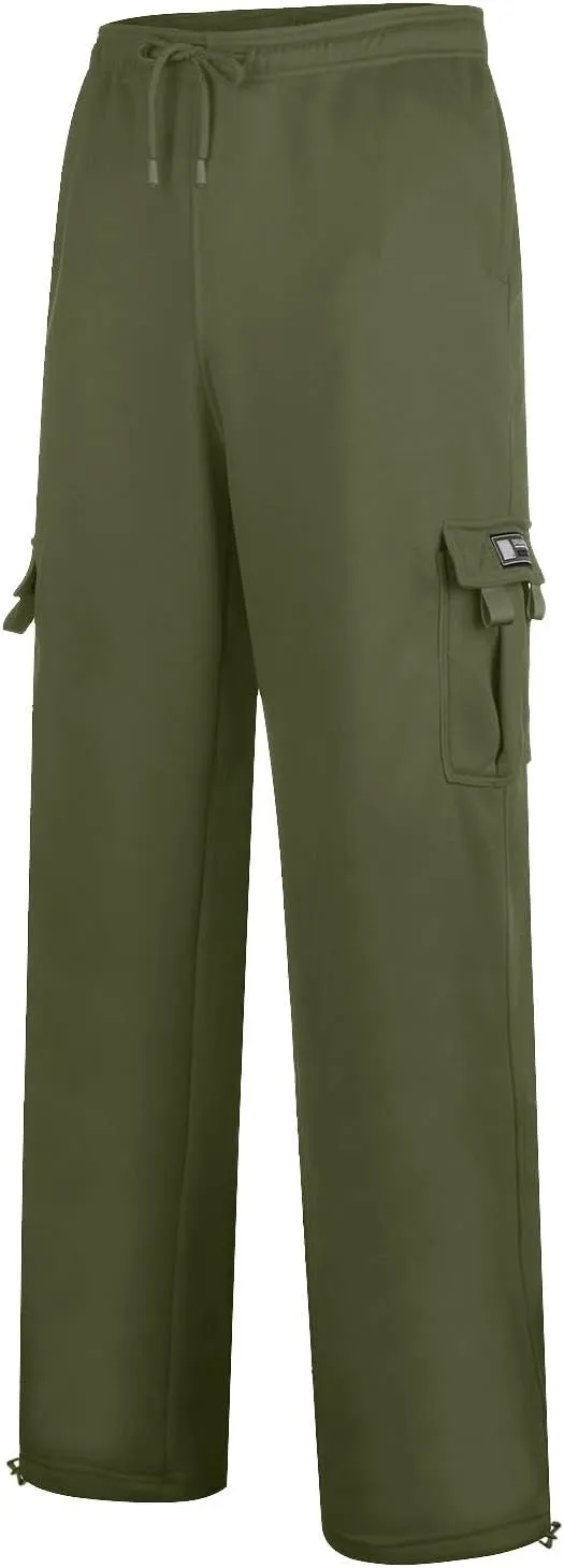 Mens Sweatpants Tall Men Outdoor Cargo Pant Lightweight Tactical Pant Hiking Jogger Classic Fit Multi Pockets 2024