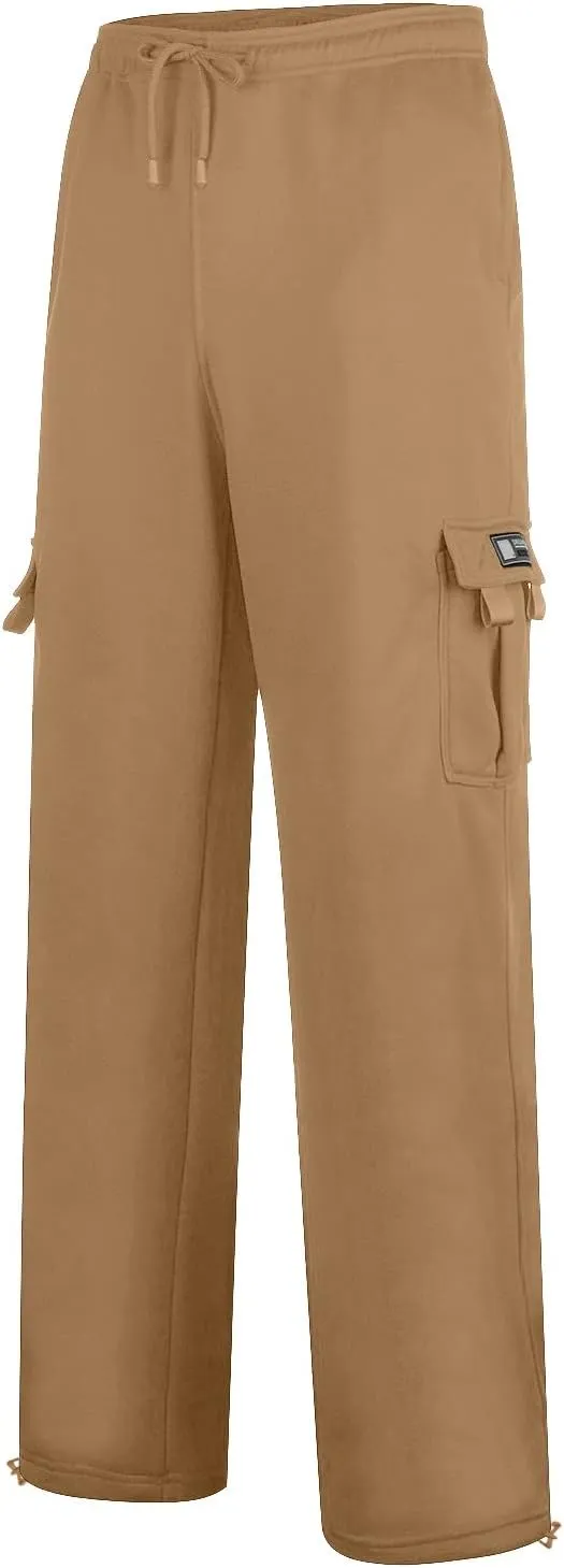 Mens Sweatpants Tall Men Outdoor Cargo Pant Lightweight Tactical Pant Hiking Jogger Classic Fit Multi Pockets 2024