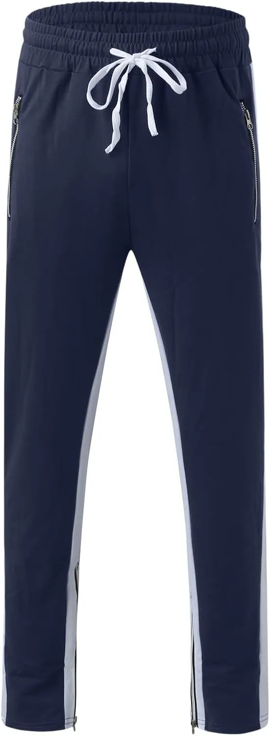 Mens Sweatpants Tapered Joggers Pocket Sport Work Casual Tactical Joggers Trousers Mens Cargo Sweatpants Casual Pants