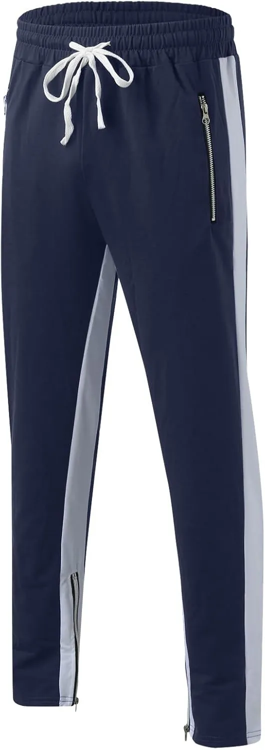 Mens Sweatpants Tapered Joggers Pocket Sport Work Casual Tactical Joggers Trousers Mens Cargo Sweatpants Casual Pants