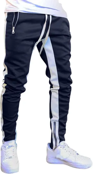 Mens Sweatpants Tapered Joggers Pocket Sport Work Casual Tactical Joggers Trousers Mens Cargo Sweatpants Casual Pants