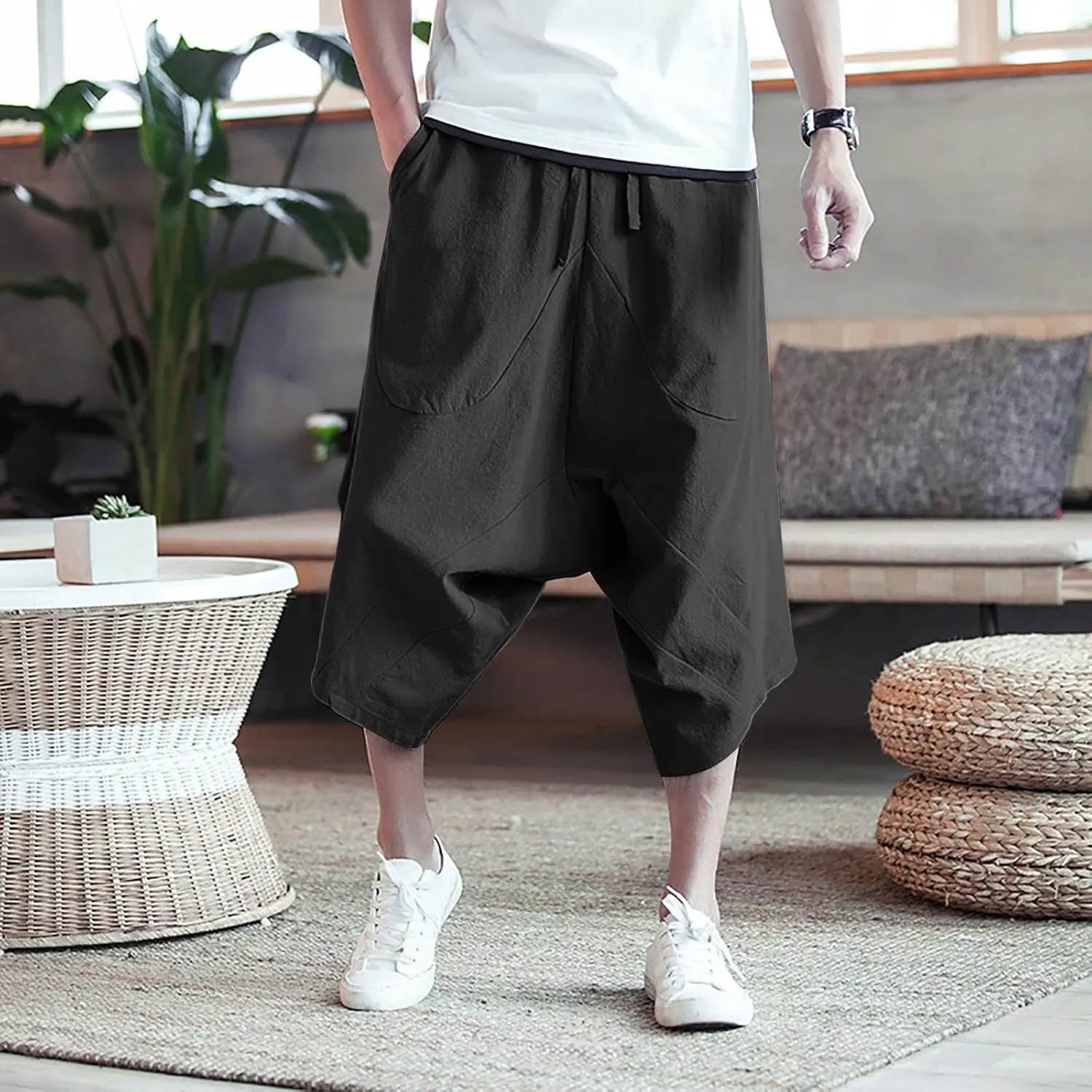 Mens Sweatpants with Pockets Big and Tall Workout Running Tapered Athletic Casual Pants Men's Sweatpants Joggers Modal