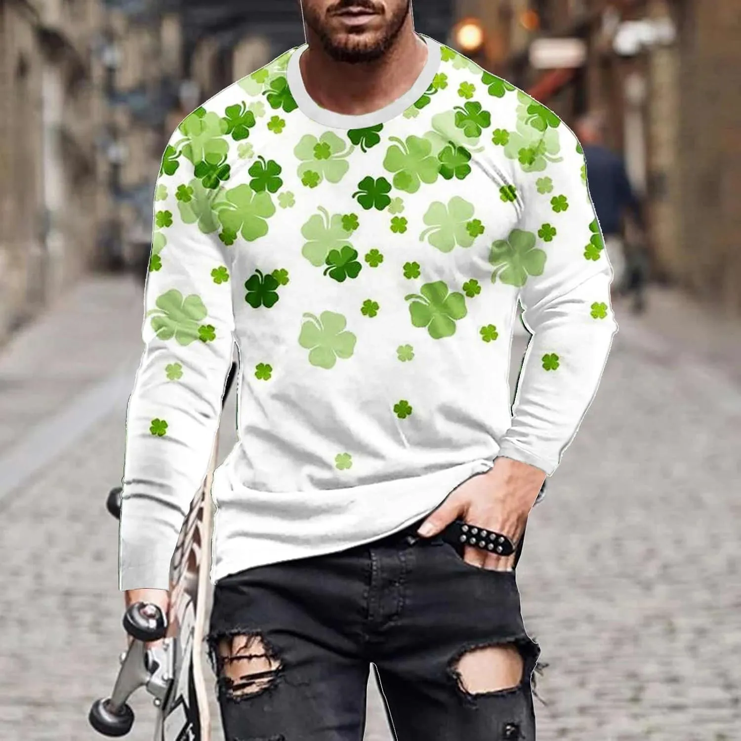 Mens Sweatshirt Heavyweight Fleece Long Sleeve Half Zip Long Sleeve Sweatshirt Top Sweatshirt Crewneck Black Zip Up