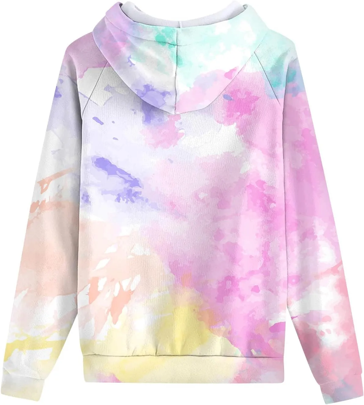 Mens Tie-Dye Sweatsuit 2 Piece Autumn Tracksuit Casual Solid Jogger Sport Hoodies and Sweatpant Set Loose Outfit